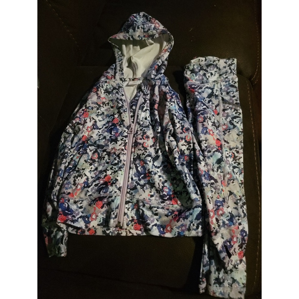 Gymboree gymgo zip up jacket leggings active xs 4 - Picture 1 of 3
